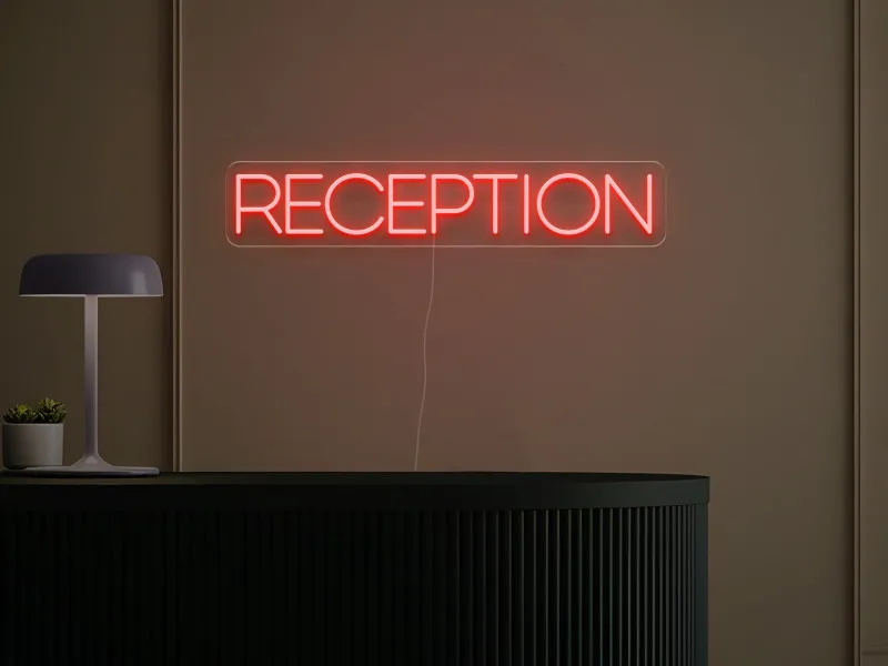 Reception - Insegna Neon LED