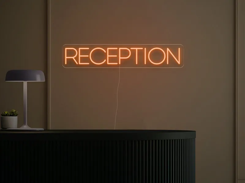 Reception - Insegna Neon LED