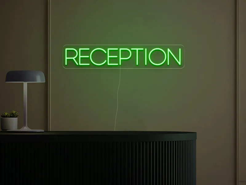 Reception - Insegna Neon LED