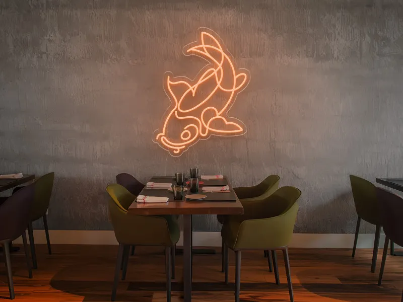 Pesce Koi - Insegna Neon LED