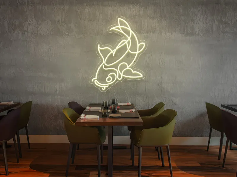Pesce Koi - Insegna Neon LED