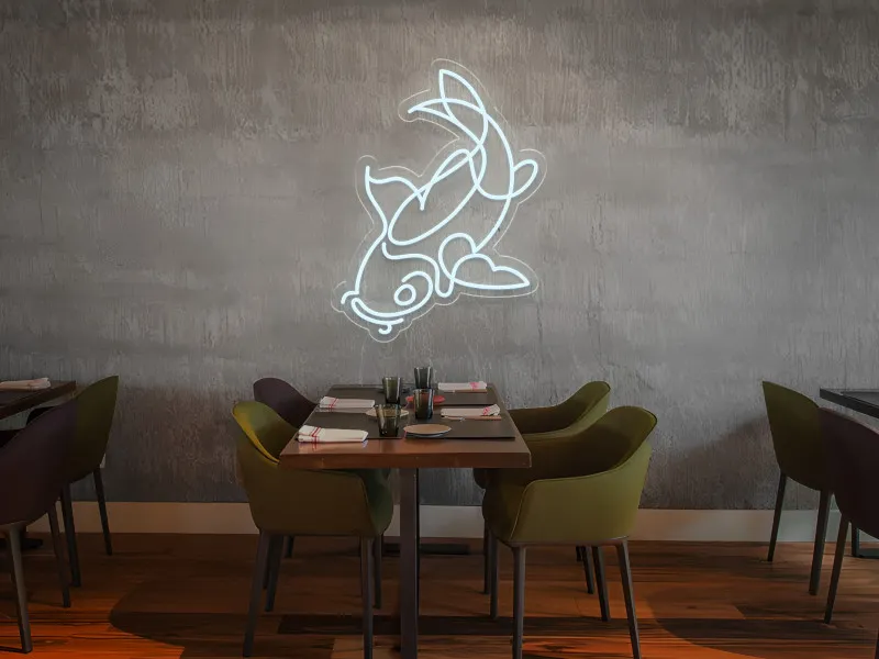 Pesce Koi - Insegna Neon LED
