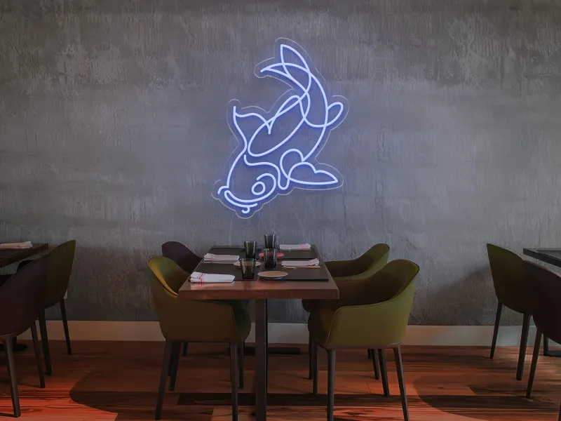 Pesce Koi - Insegna Neon LED