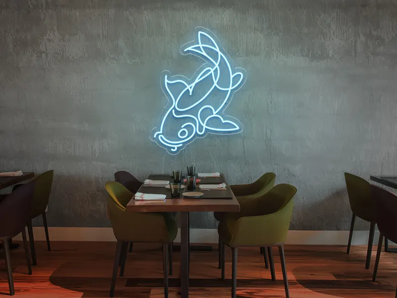 Pesce Koi - Insegna Neon LED