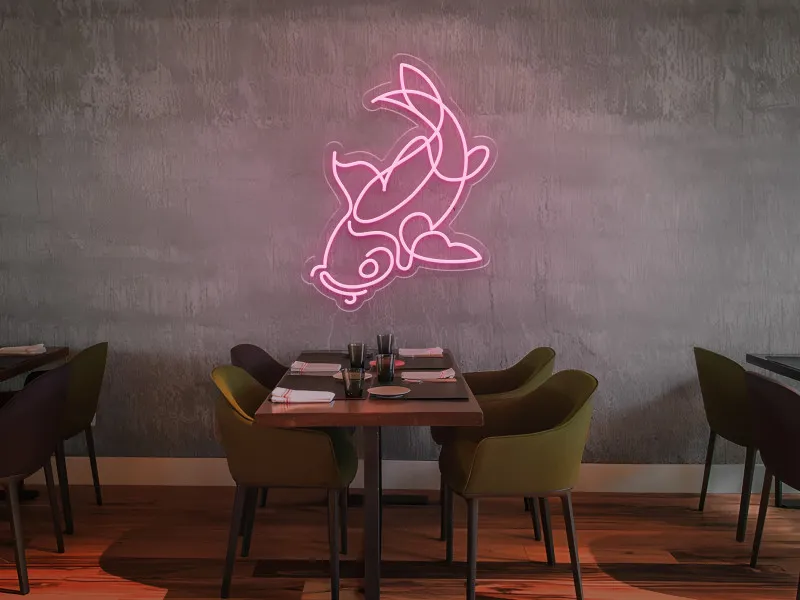 Pesce Koi - Insegna Neon LED