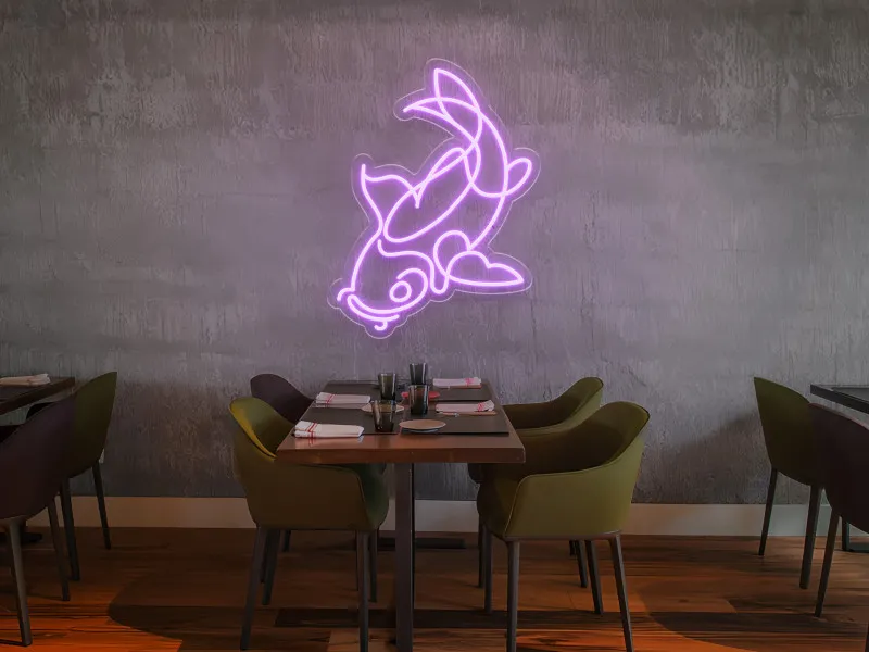 Pesce Koi - Insegna Neon LED