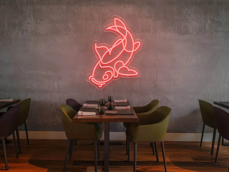 Pesce Koi - Insegna Neon LED