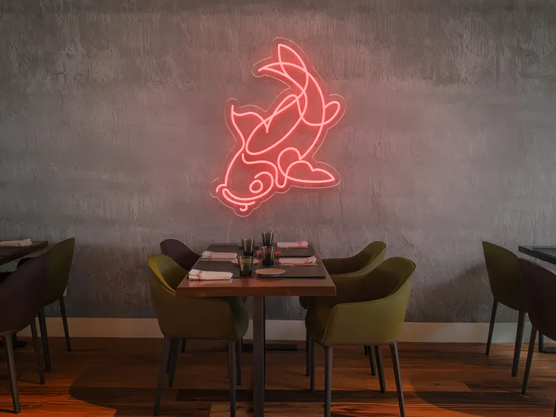 Pesce Koi - Insegna Neon LED