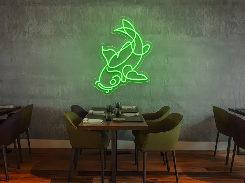 Pesce Koi - Insegna Neon LED