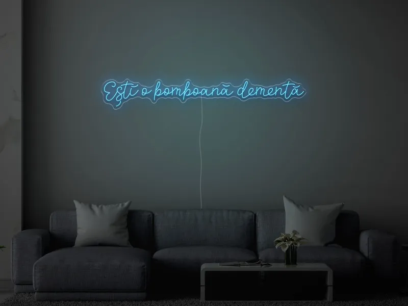 Ești o bomboană dementă - Semn Luminos LED Neon