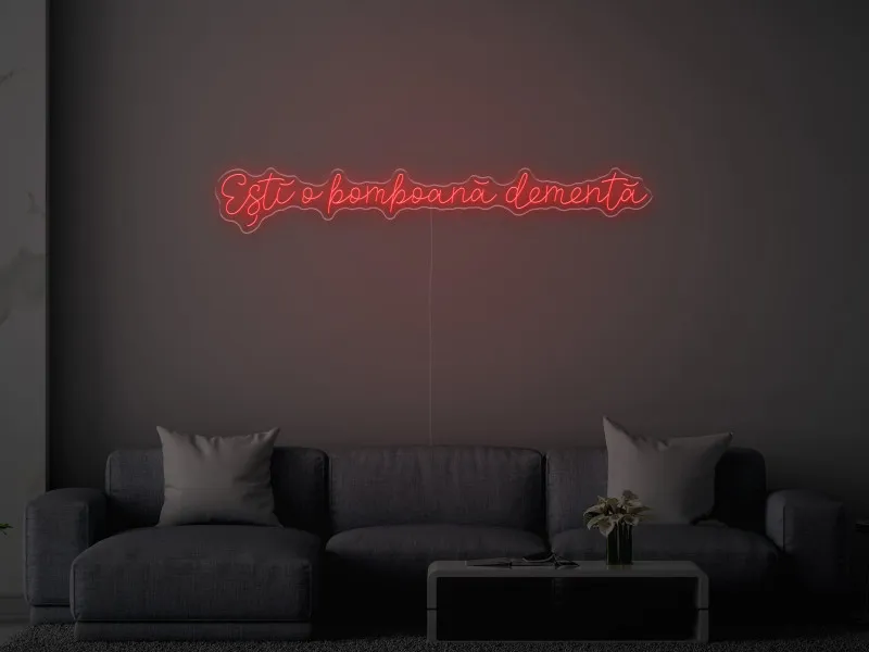 Ești o bomboană dementă - Semn Luminos LED Neon