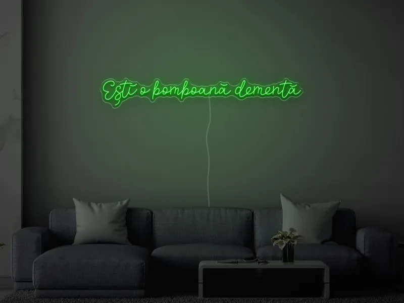 Ești o bomboană dementă - Semn Luminos LED Neon