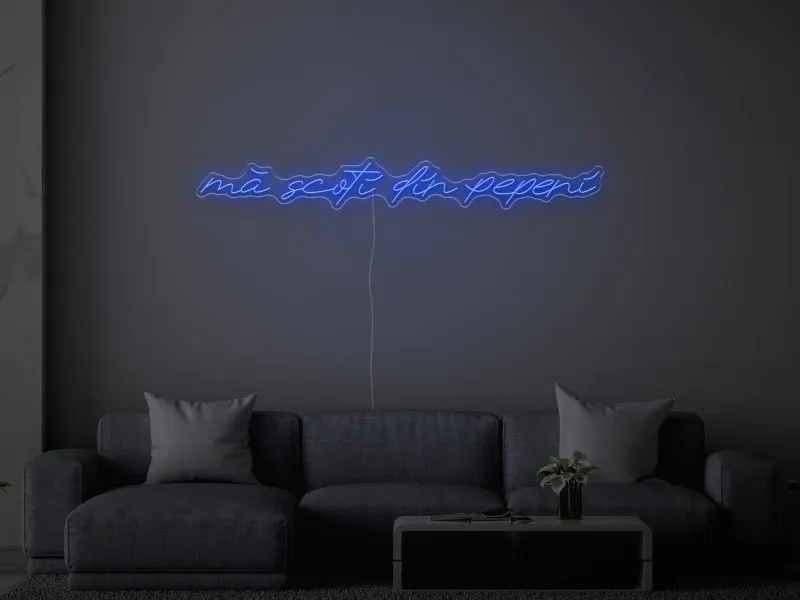 Mă scoți din pepeni - Semn Luminos LED Neon