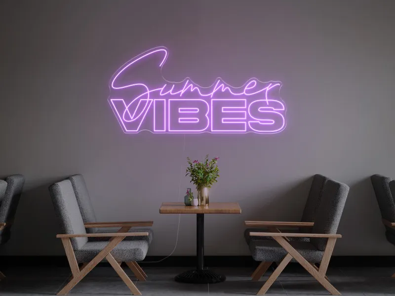 Summer Vibes - Insegna Neon LED