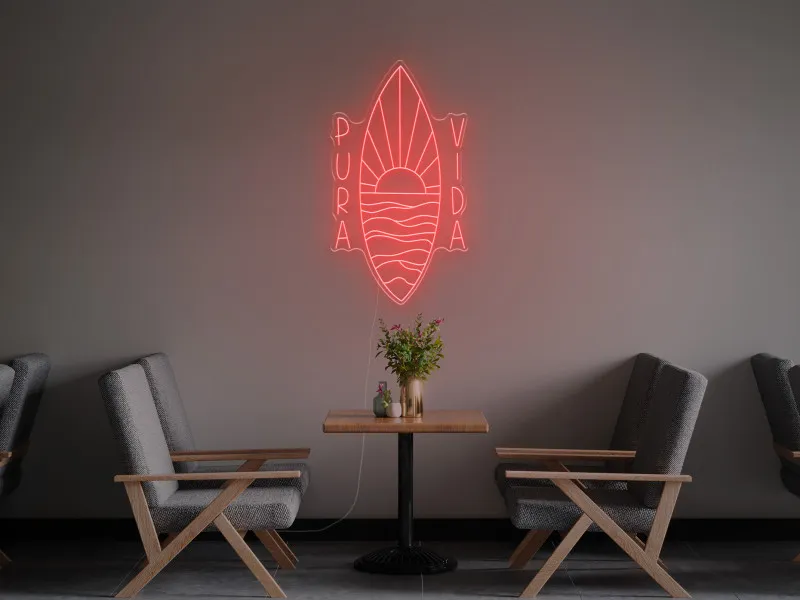 Pura Vida - Insegna Neon LED