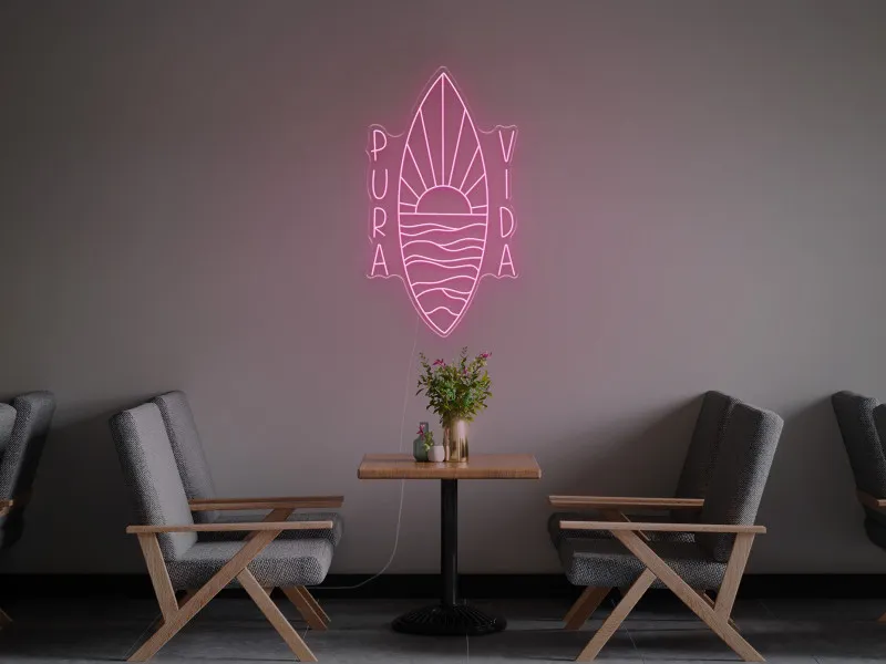 Pura Vida - Insegna Neon LED