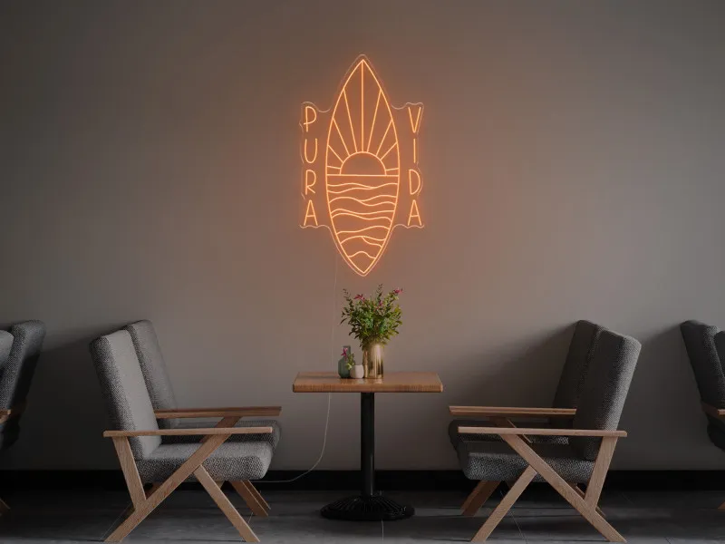 Pura Vida - Insegna Neon LED