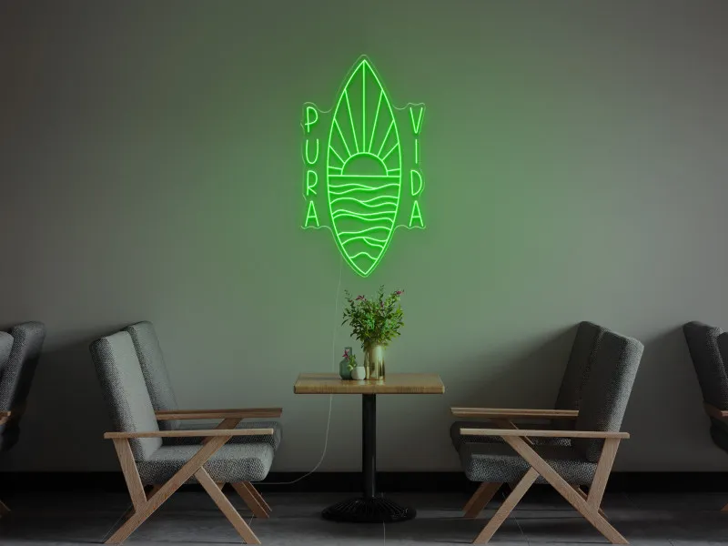 Pura Vida - Insegna Neon LED