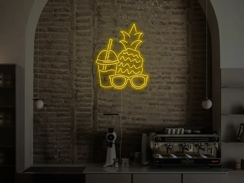 Cool Pineapple - Insegna Neon LED