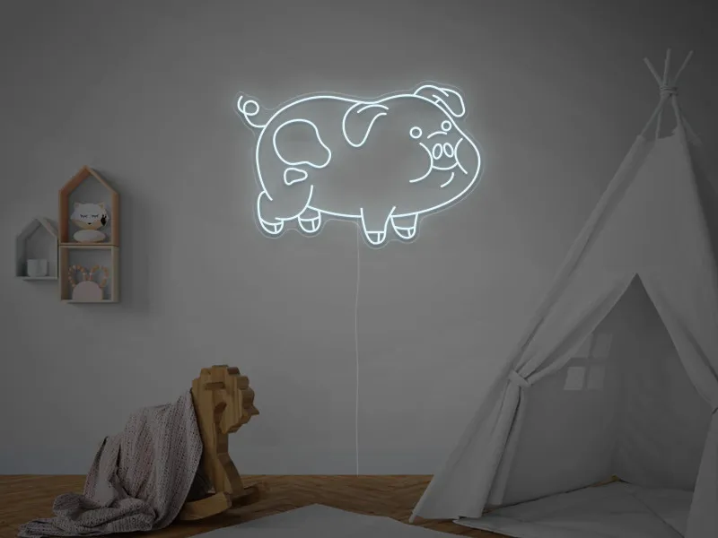 Maialino - Insegna Neon LED