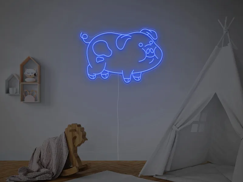 Maialino - Insegna Neon LED
