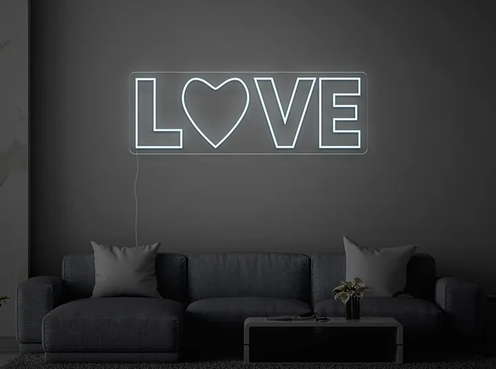 Love - Semn Luminos LED Neon de Inchiriat