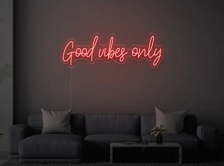 Good vibes only - Insegne al neon a LED