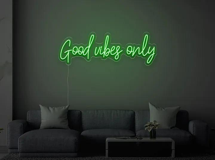 Good vibes only - Insegne al neon a LED