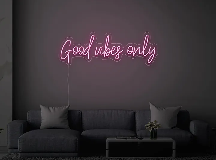 Good vibes only - Insegne al neon a LED