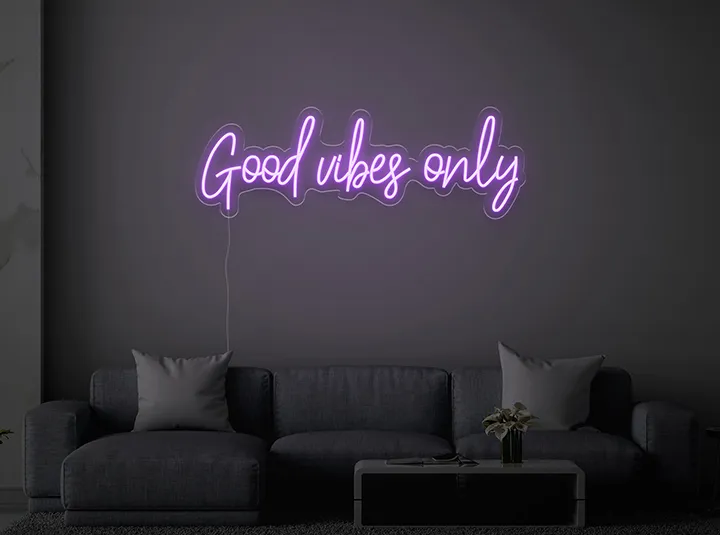 Good vibes only - Insegne al neon a LED