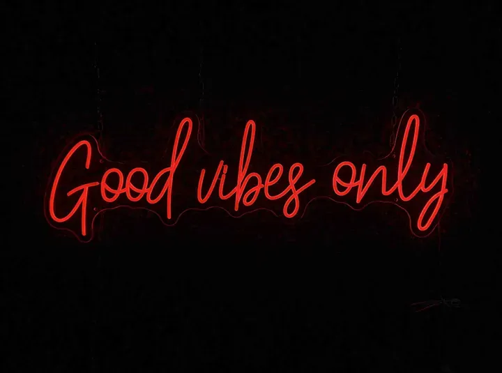 Good vibes only - Insegne al neon a LED
