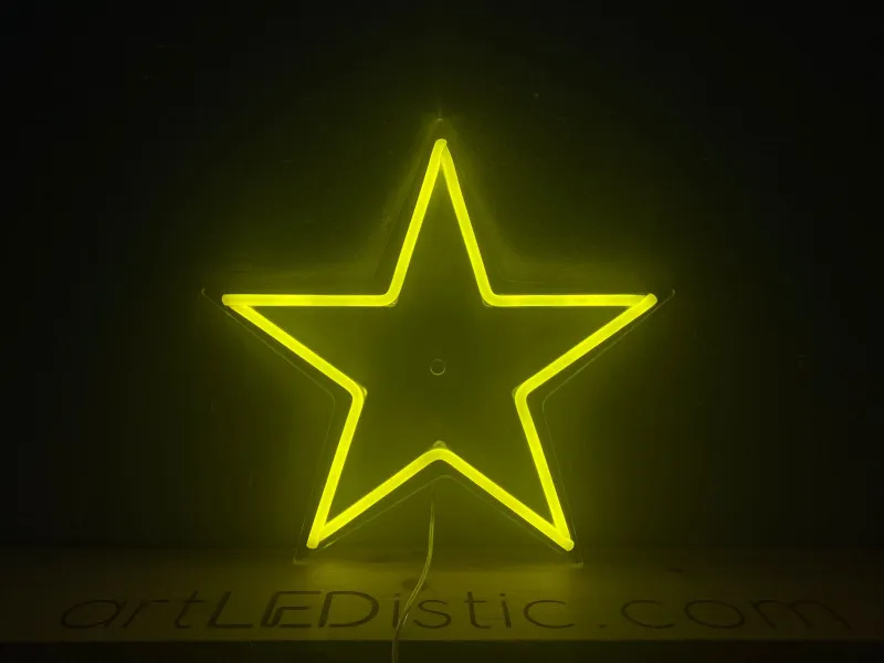 Stea - Semn Luminos LED Neon