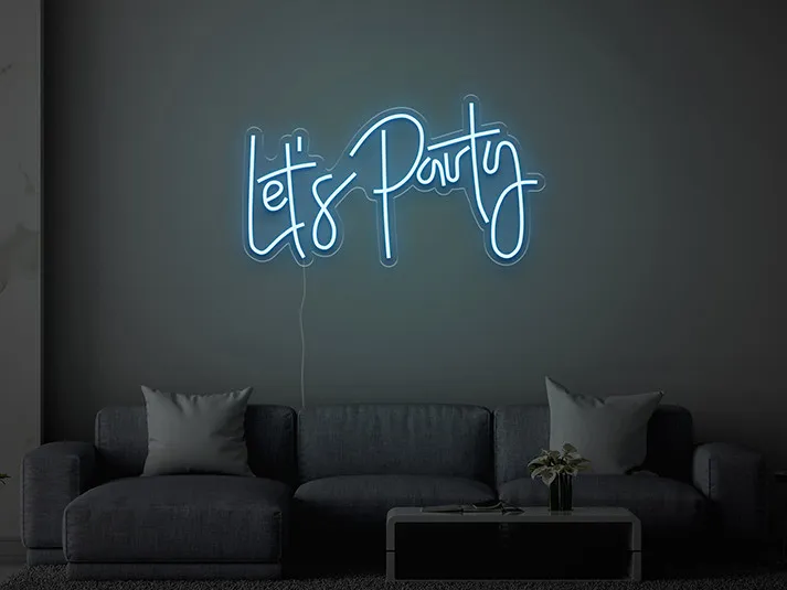 Let's Party - Semn Luminos LED Neon