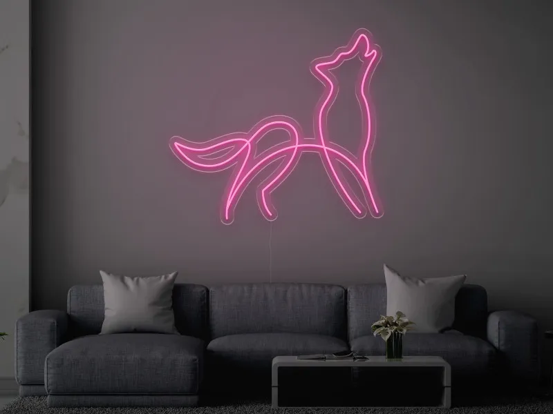 Wolf - Semn Luminos LED Neon