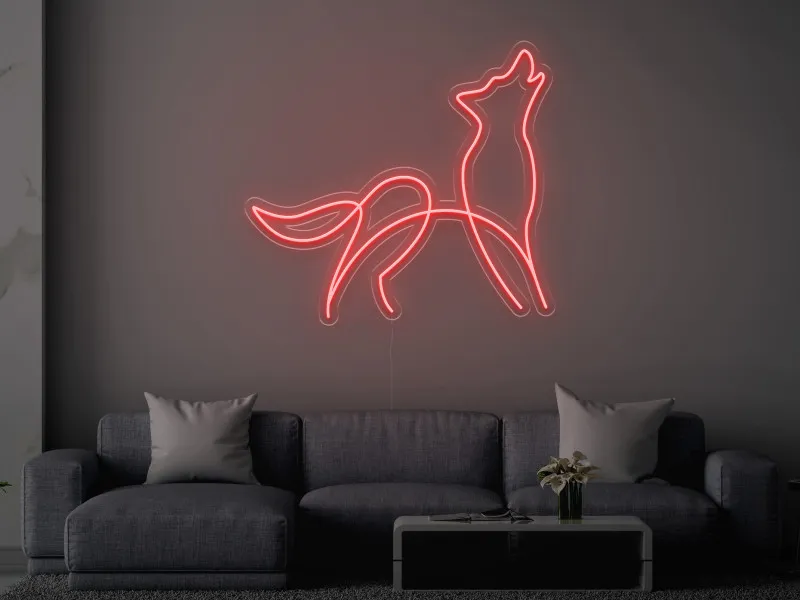 Wolf - Semn Luminos LED Neon