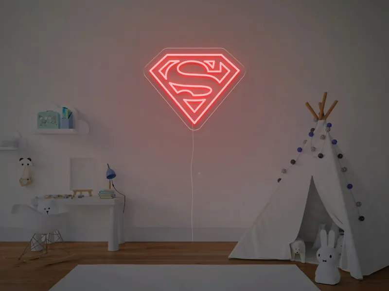 Superman - Semn Luminos LED Neon