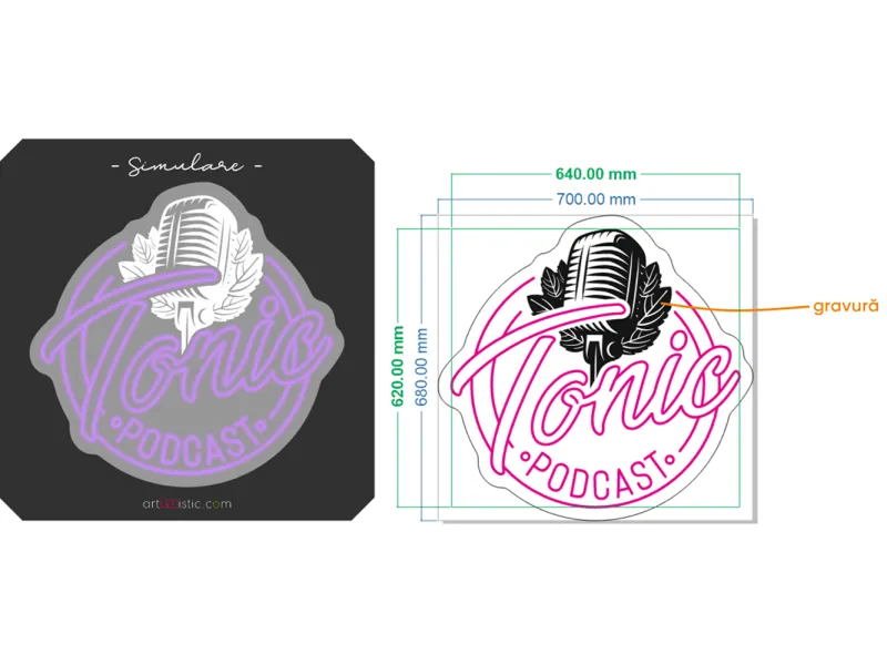 Tonic Podcast - Insegne al neon a LED