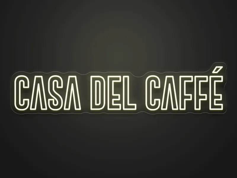 Casa Del Caffe - Insegne al neon a LED