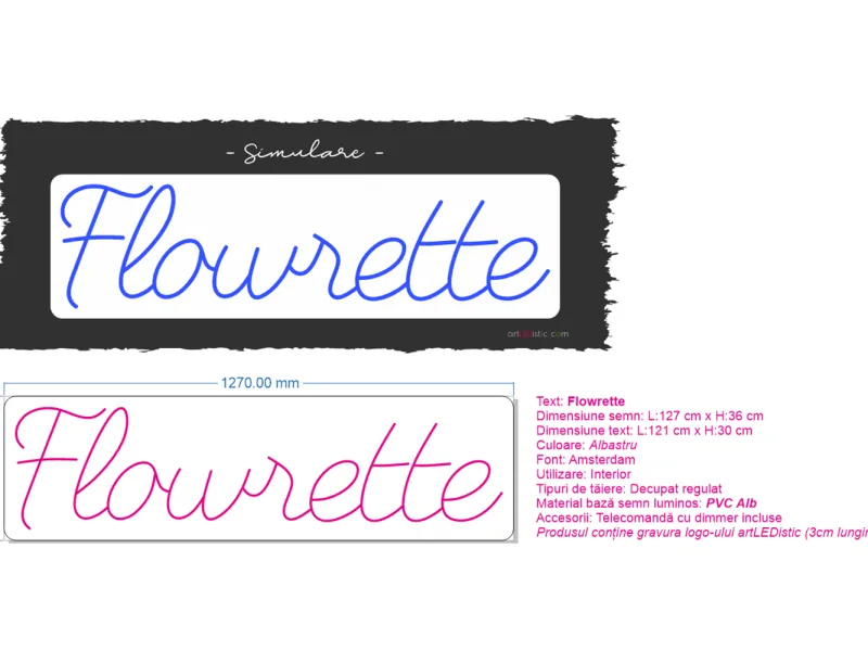 Flowrette - Insegne al neon a LED