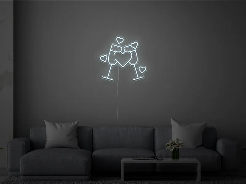 Cheers to Love  - Insegna Neon LED