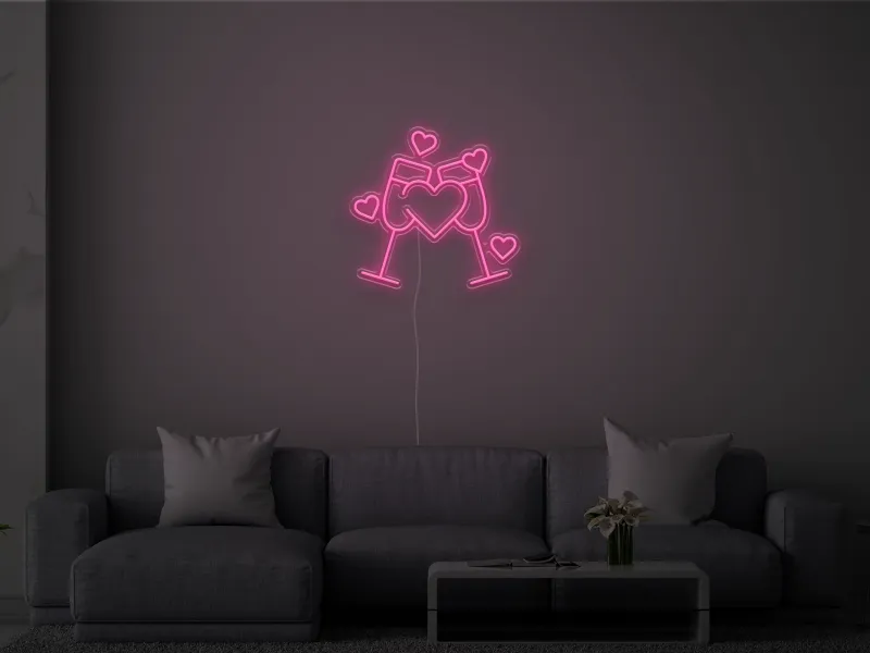 Cheers to Love- Signe lumineux au néon LED