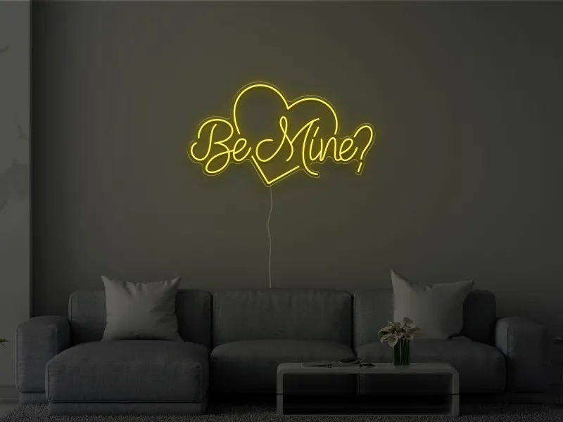 Be Mine?  - Insegna Neon LED