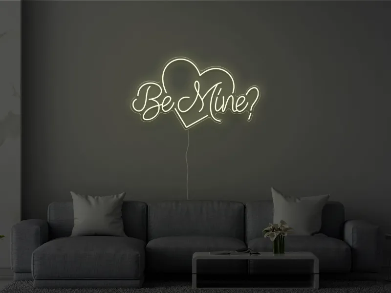 Be Mine?  - Insegna Neon LED