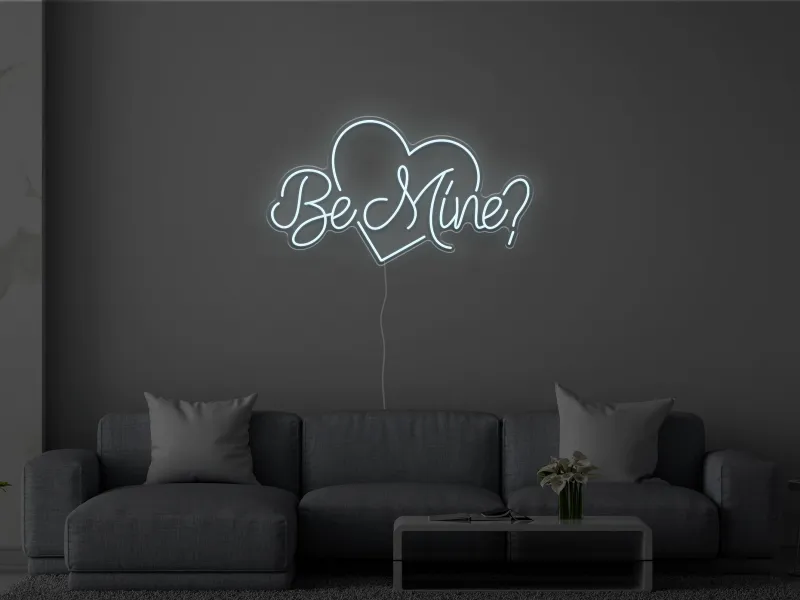 Be Mine?  - Insegna Neon LED