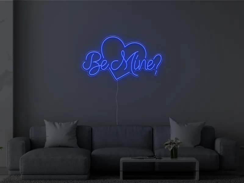 Be Mine?  - Insegna Neon LED