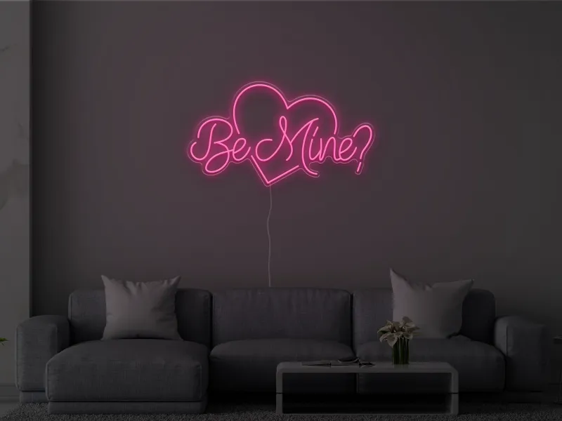 Be Mine?  - Insegna Neon LED