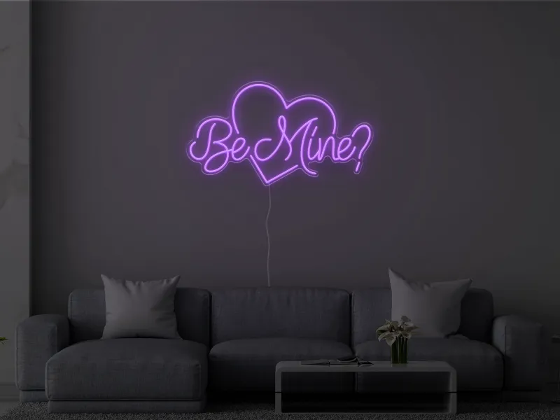 Be Mine?  - Insegna Neon LED