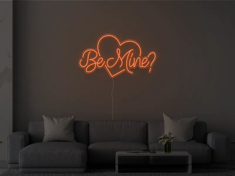 Be Mine?  - Insegna Neon LED