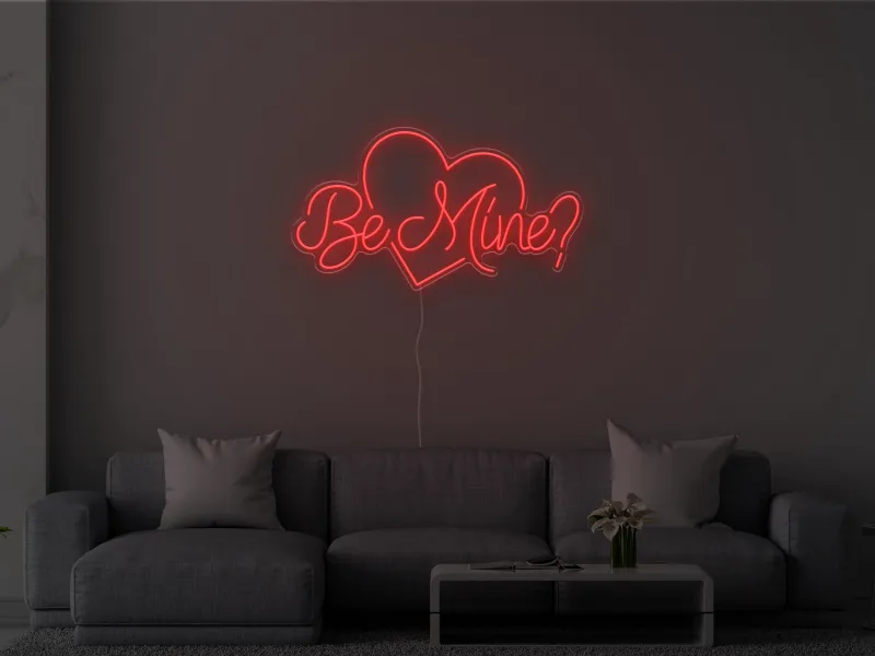 Be Mine?  - Insegna Neon LED
