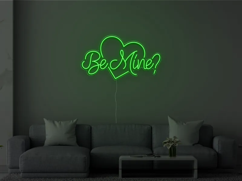 Be Mine?  - Insegna Neon LED